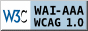 Level Triple-A conformance icon, W3C-WAI Web Content Accessibility Guidelines 1.0 (Die Seite entspricht den Zugänglichkeitsrichtlinien der Web Accessibility Initiative)